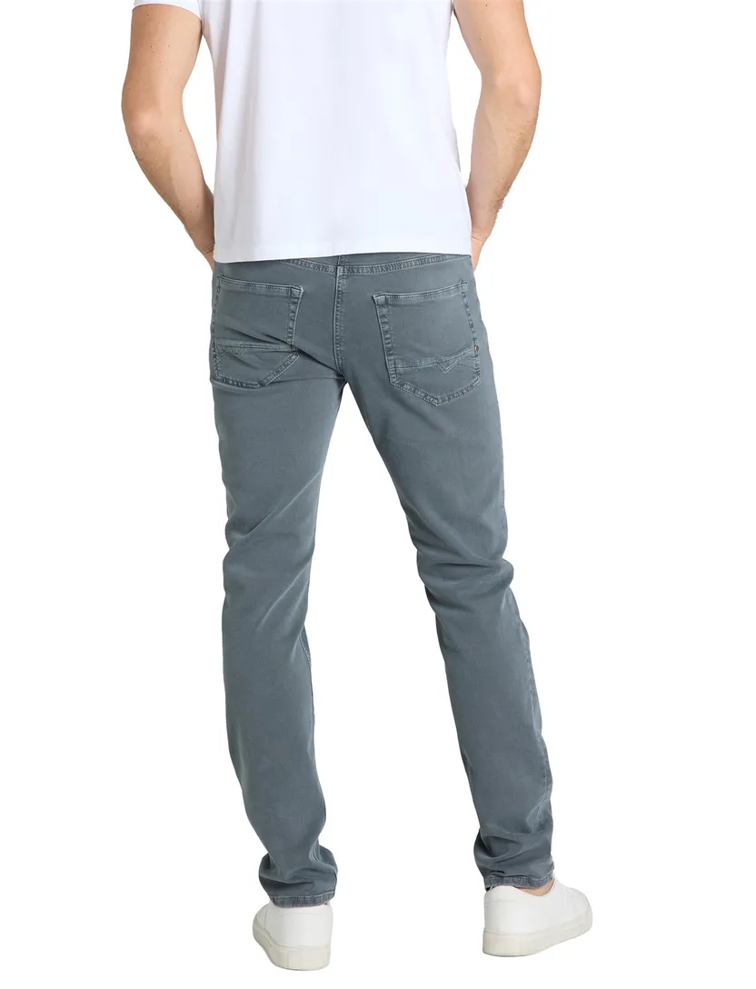 jeans Mac grijs denim Modern Fit effen