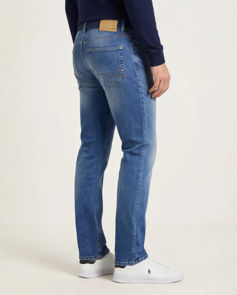 MAC Arne Pipe 5-pocket jeans blauw denim
