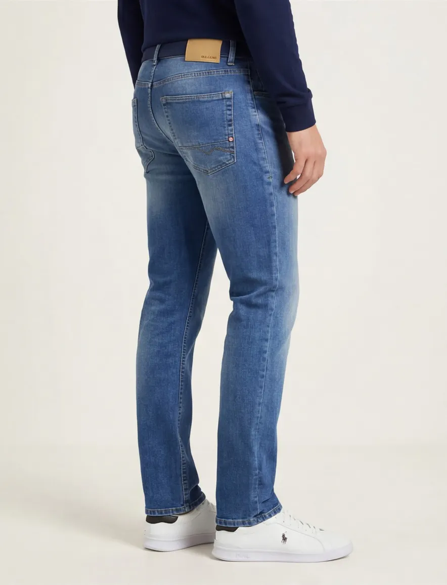 MAC Arne Pipe 5-pocket jeans blauw normale fit