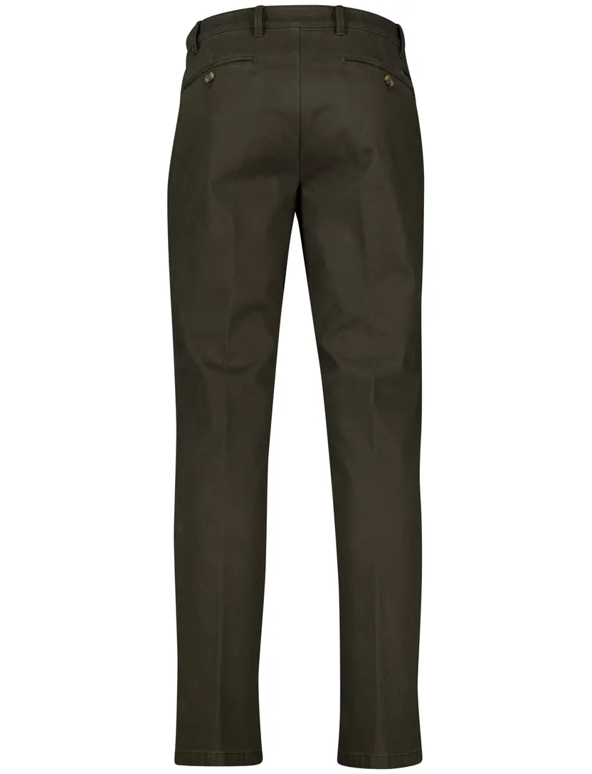 Eurex pantalon katoen groen effen