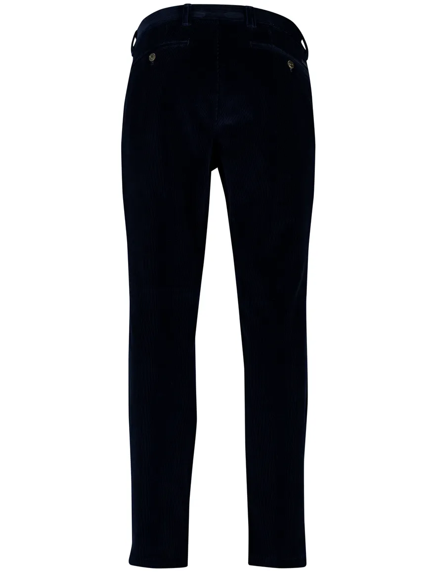 Eurex jim regular fit pantalon katoen donkerblauw