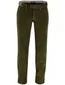 Eurex pantalon katoen groen effen normale fit