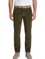 Eurex effen groen pantalon katoen normale fit