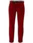 Eurex pantalon rood effen structuur normale fit