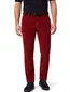 Eurex pantalon rood effen structuur normale fit