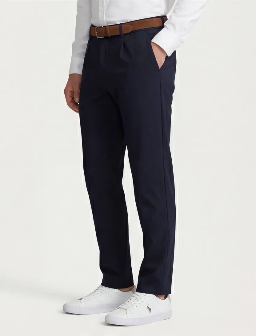 Pantalon chino Eurex donkerblauw