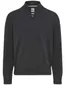 Brax Trui Half Zip antraciet gemeleerd donker