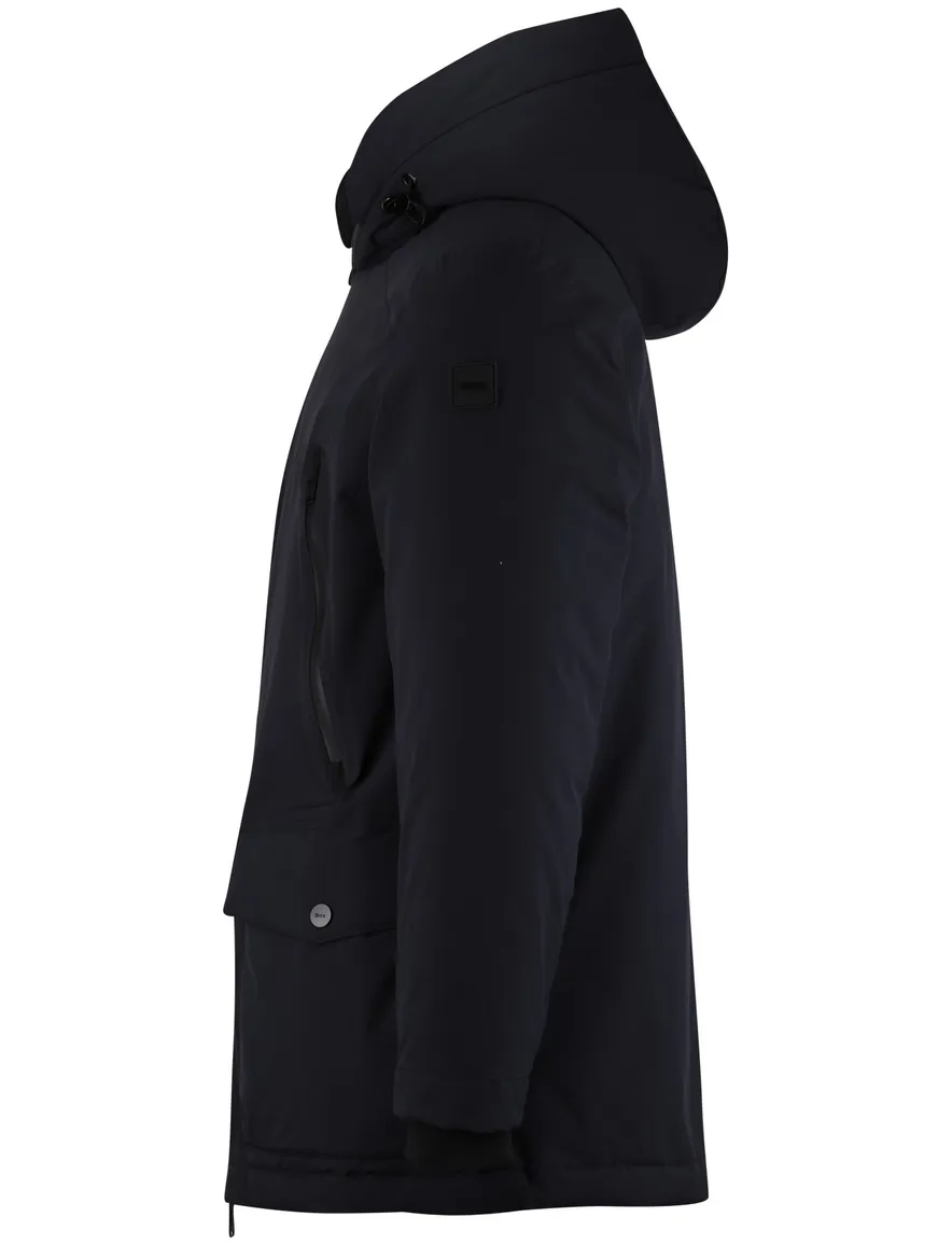 Brax parka jas donkerblauw