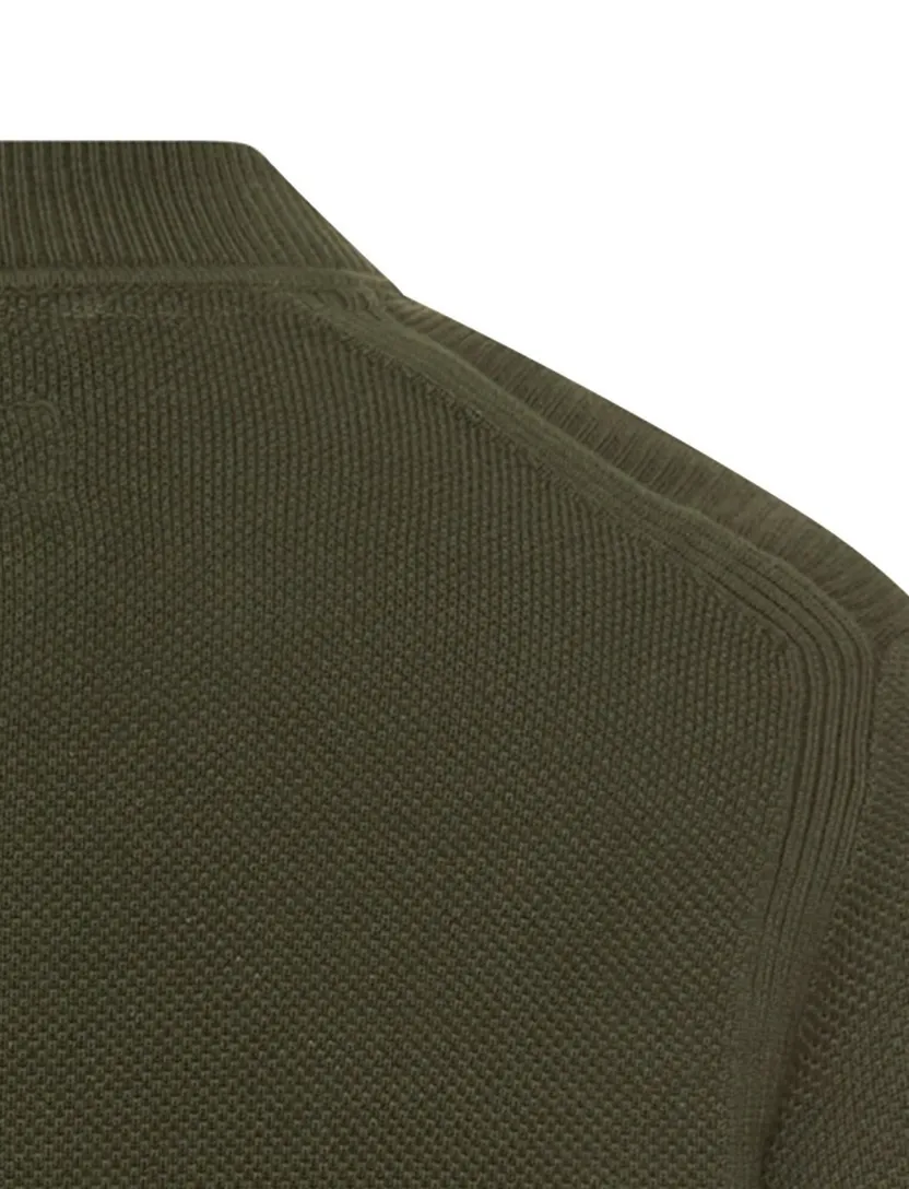 vest Camel Active forest groen katoen