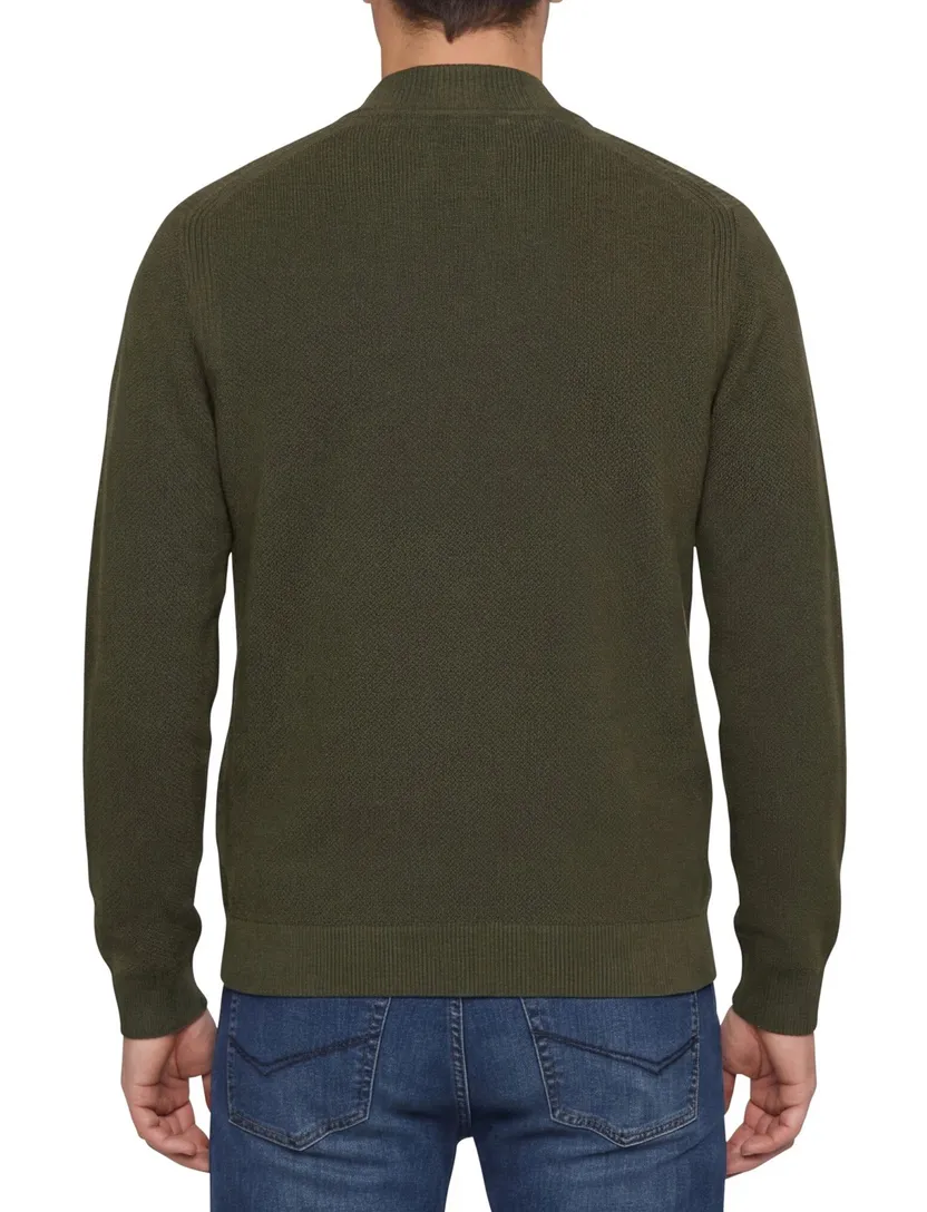 vest Camel Active forest groen katoen