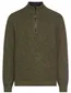 trui Camel Active half zip forest groen katoen