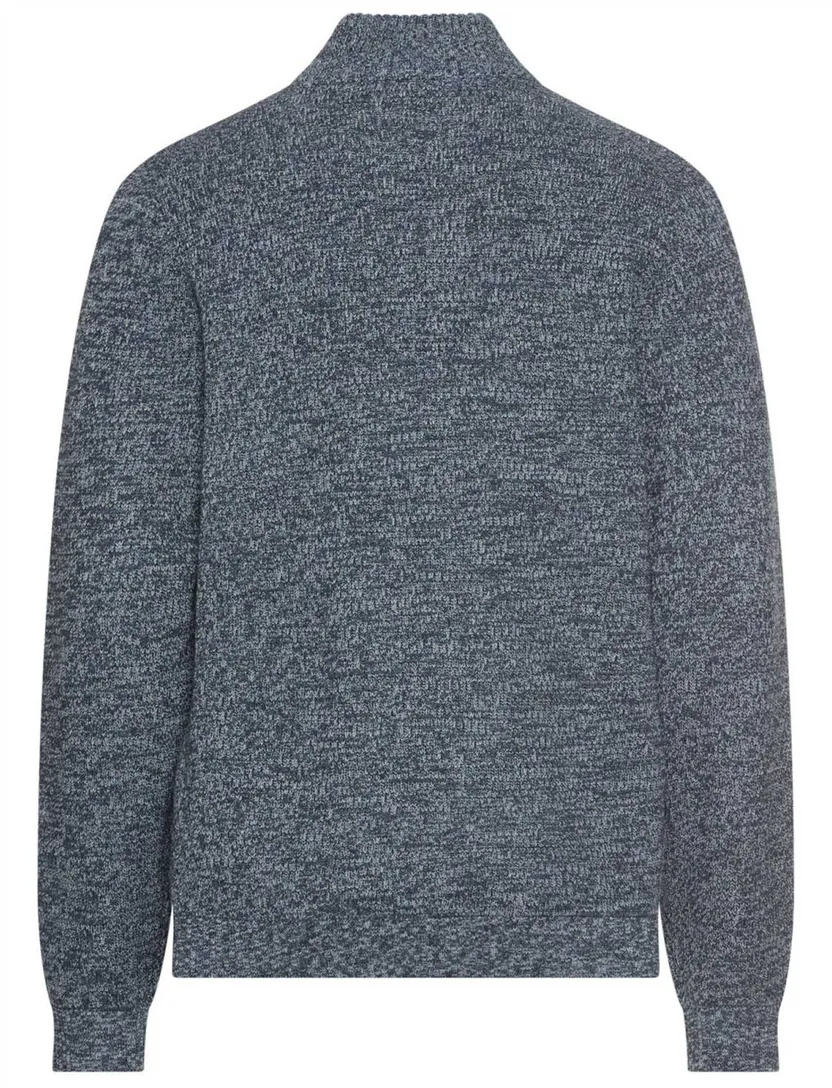trui Camel Active half zip blauw katoen