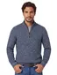Camel Active trui half zip blauw