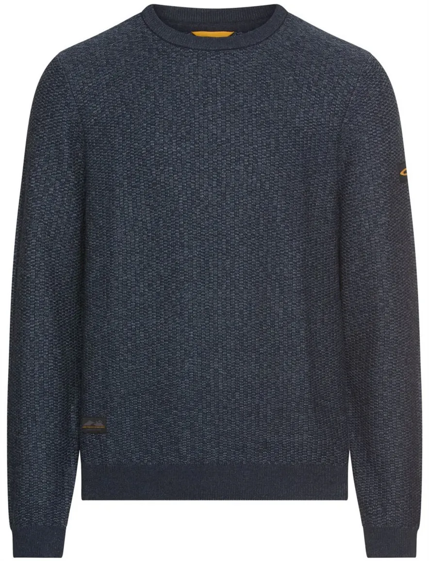 Camel Active trui donkerblauw katoen