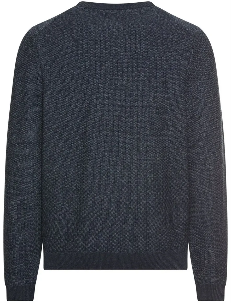 Camel Active trui donkerblauw katoen