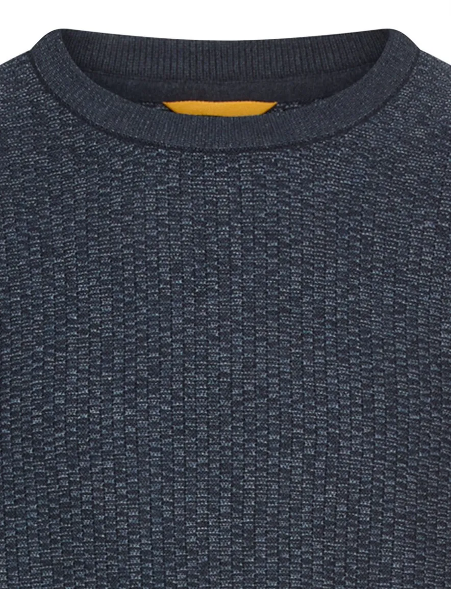 Camel Active trui donkerblauw katoen
