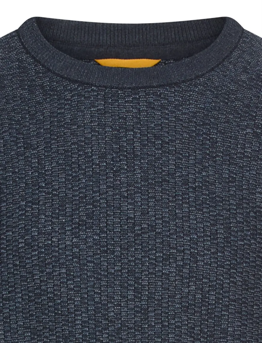 Camel Active trui donkerblauw katoen