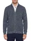 vest Camel Active donkerblauw gemêleerd katoen