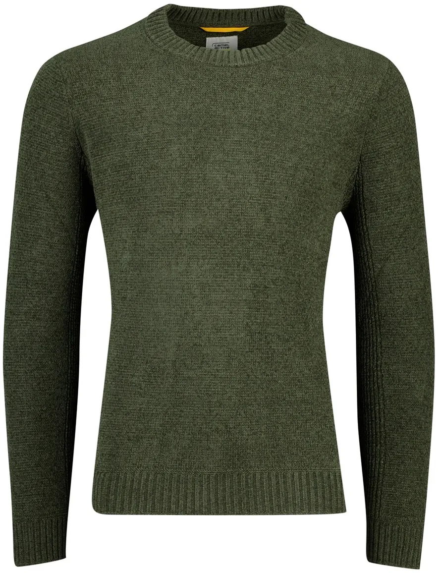 Camel Active Trui groen gemeleerd gebreid