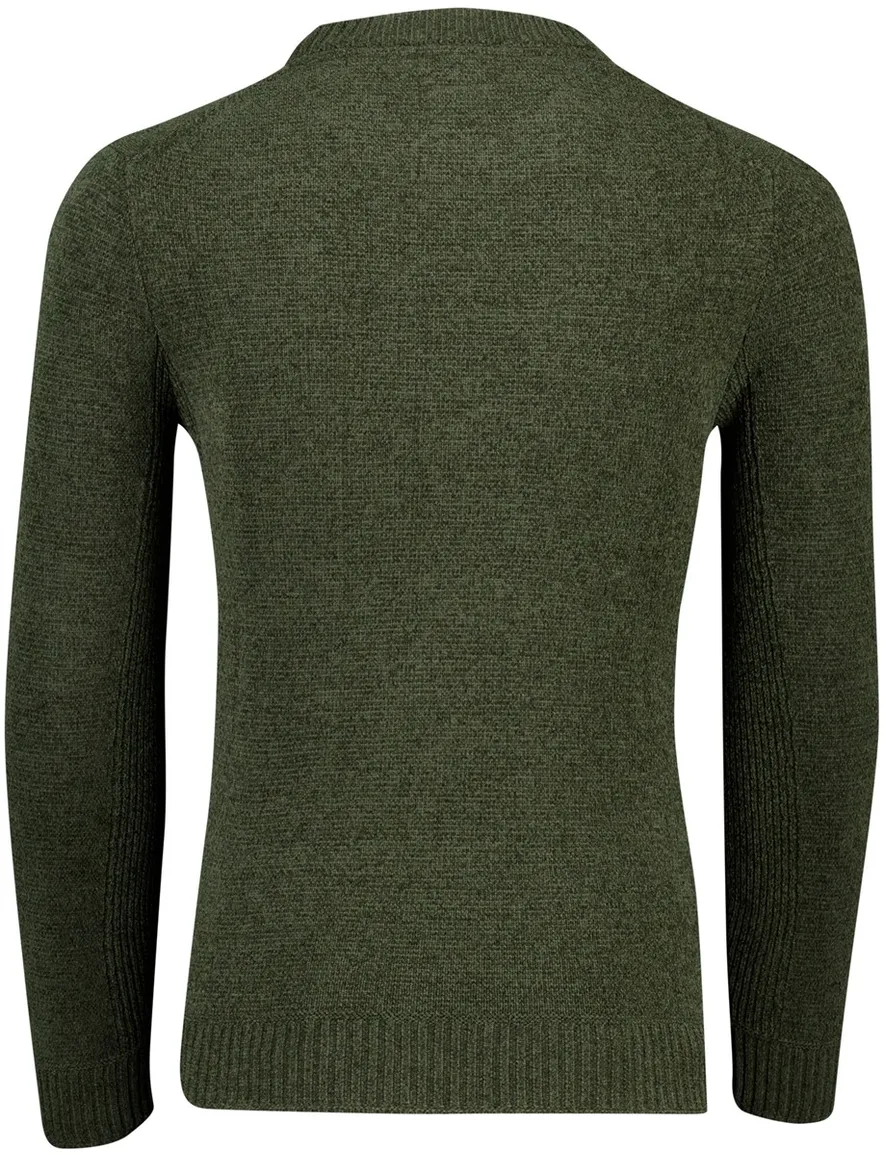 Camel Active Trui groen gemeleerd gebreid