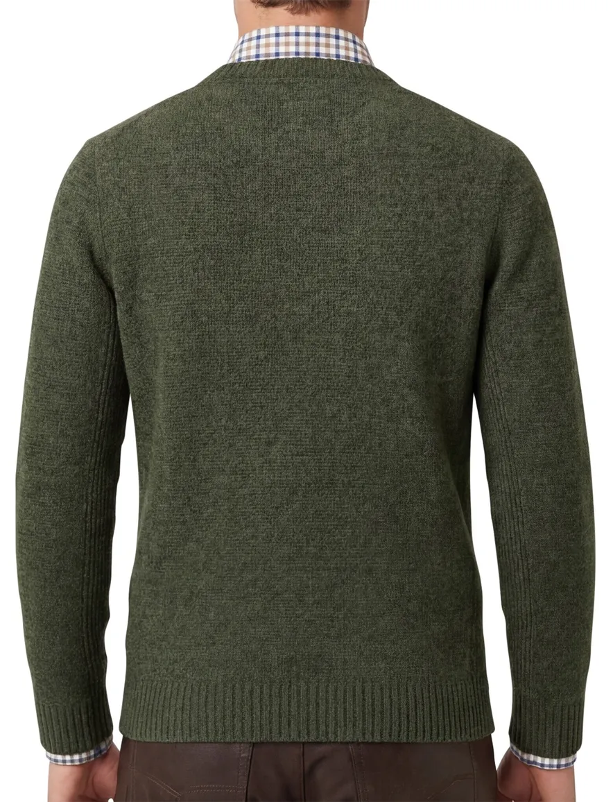 Camel Active Trui groen gemeleerd gebreid