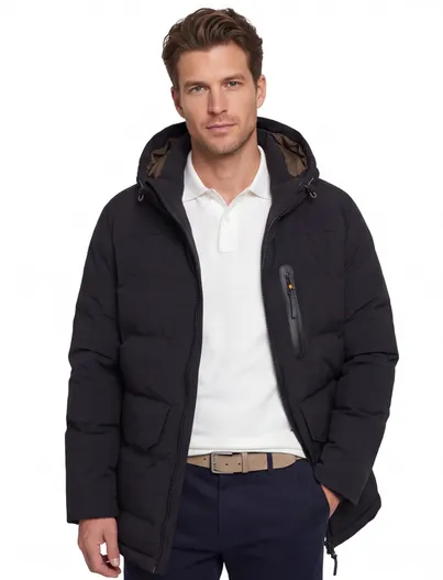 Camel Active Camel Active winterjas donkerblauw met borstzak