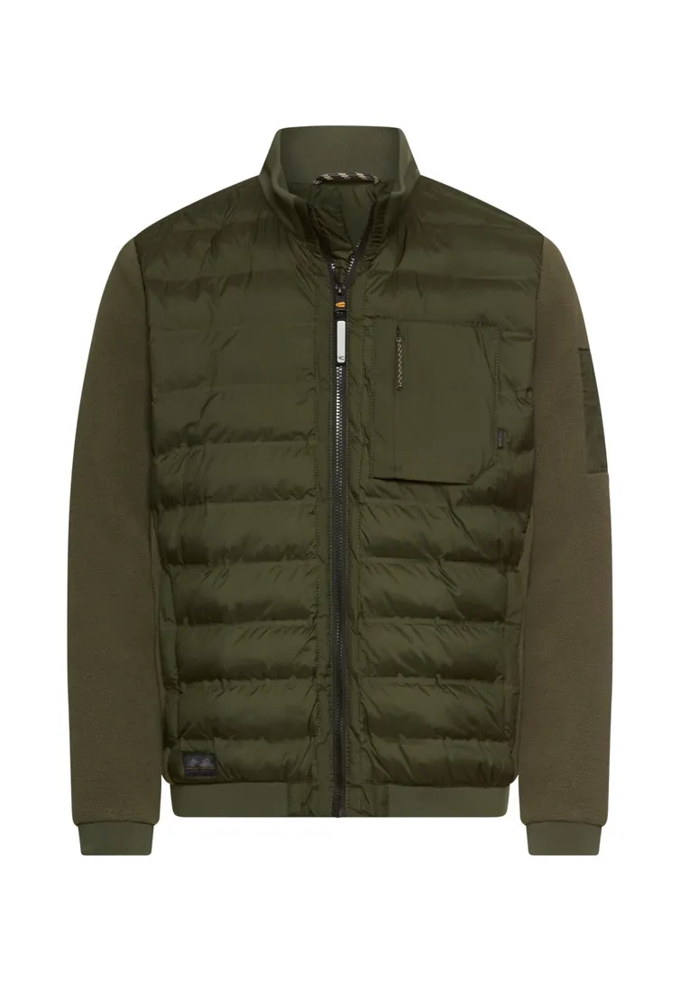 tussenjas Camel Active forest groen met borstzak