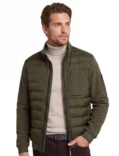 Camel Active tussenjas Camel Active forest groen met borstzak