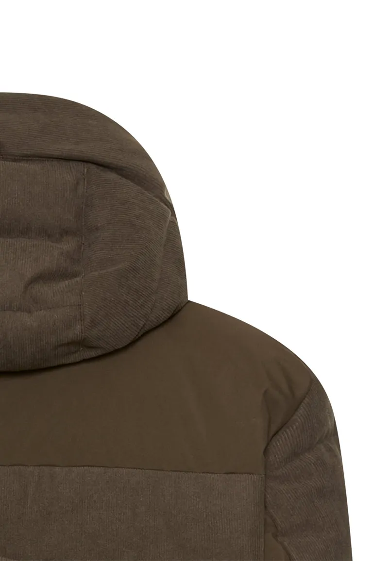 Camel Active tussenjas donkerbruin met borstzak