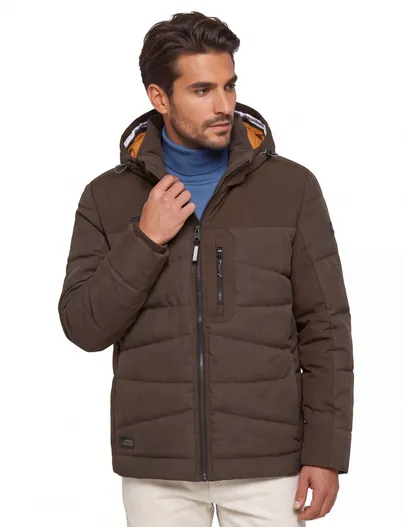 Camel Active tussenjas Camel Active donkerbruin met borstzak