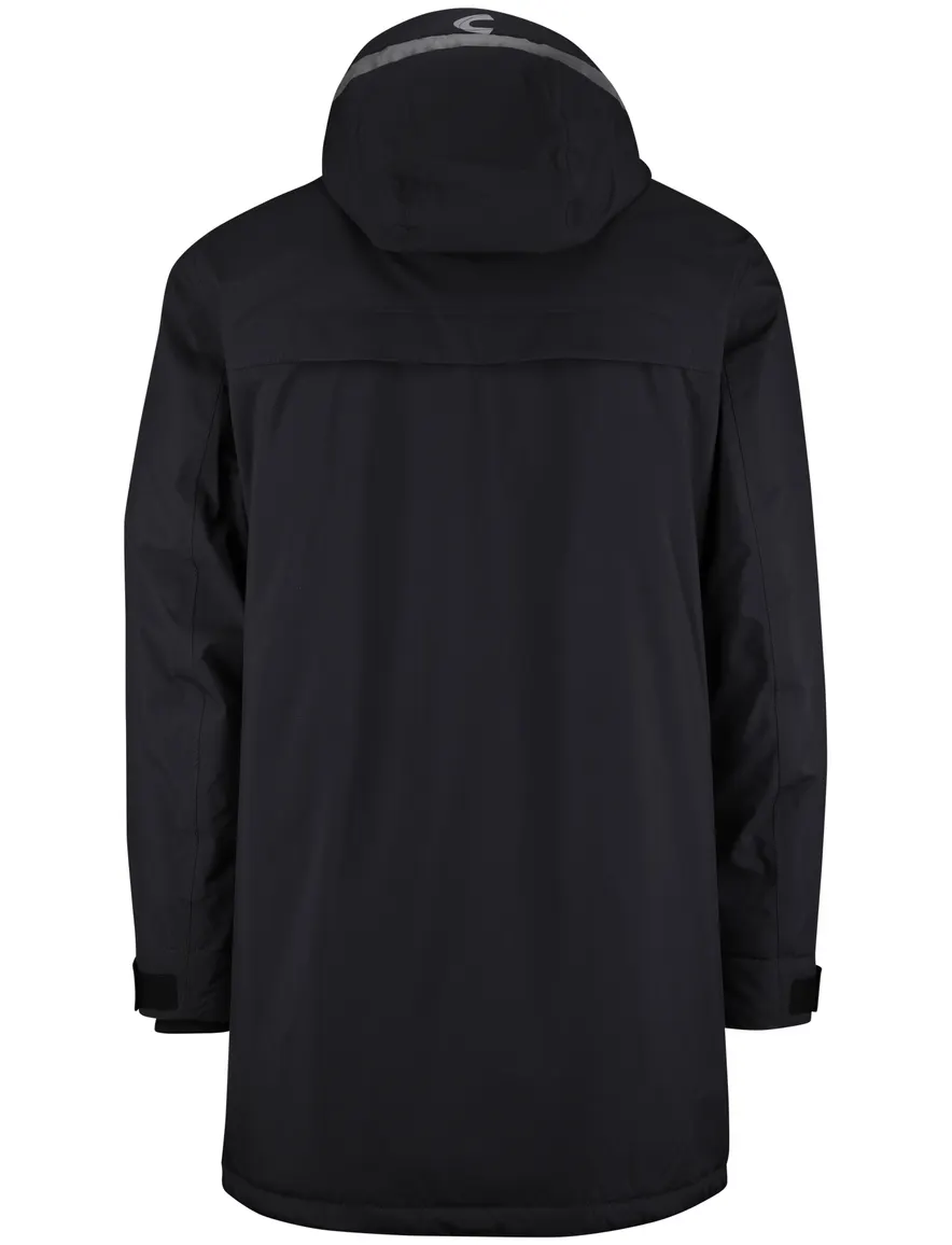 Camel Active Winterjas Donkerblauw parka half lang