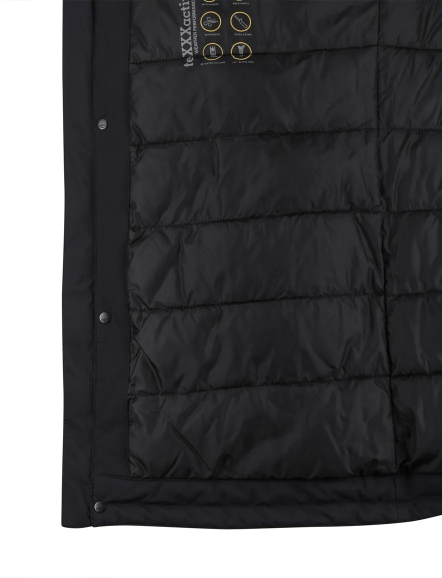 Camel Active Winterjas Donkerblauw parka half lang