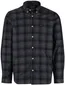 Camel Active Overhemd blauw wit geruit button-down collar