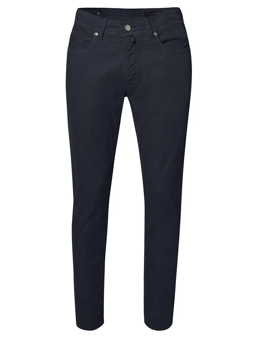 Pierre Cardin broek navy katoen Lyon