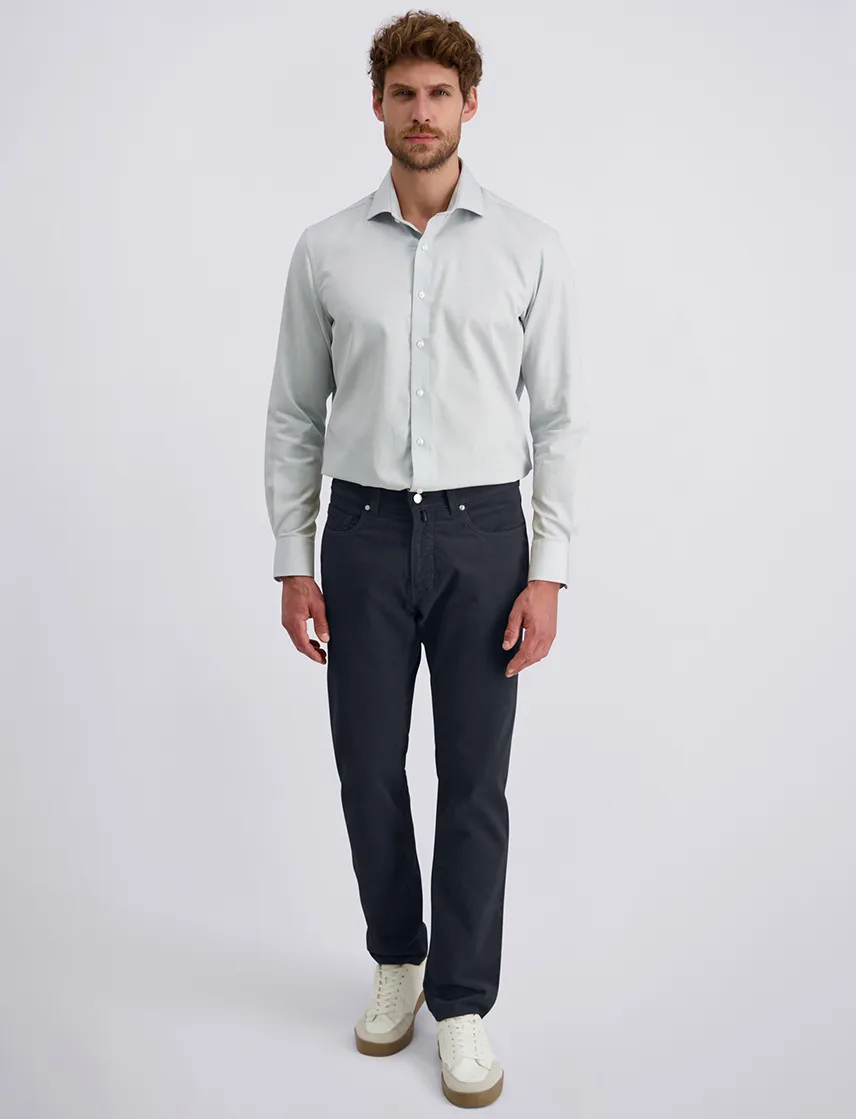 Pierre Cardin broek donkerblauw 5-pocket effen