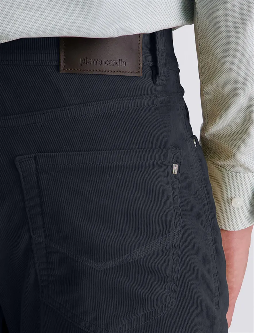 Pierre Cardin broek donkerblauw 5-pocket effen