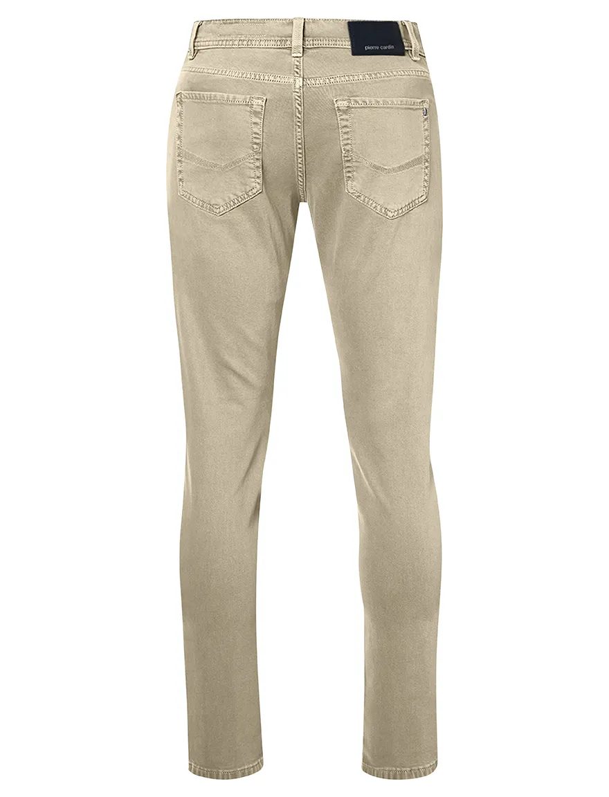 Pierre Cardin broek p5 beige Lyon tapered