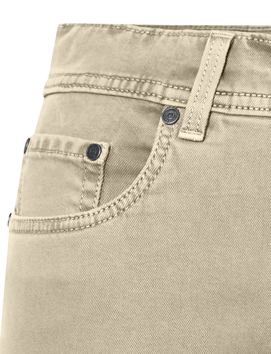 Pierre Cardin broek p5 beige Lyon tapered