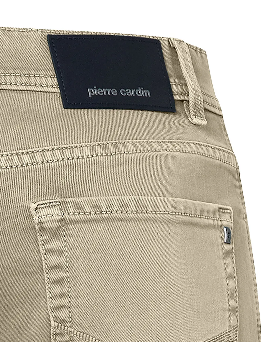 Pierre Cardin broek creme Lyon tapered effen