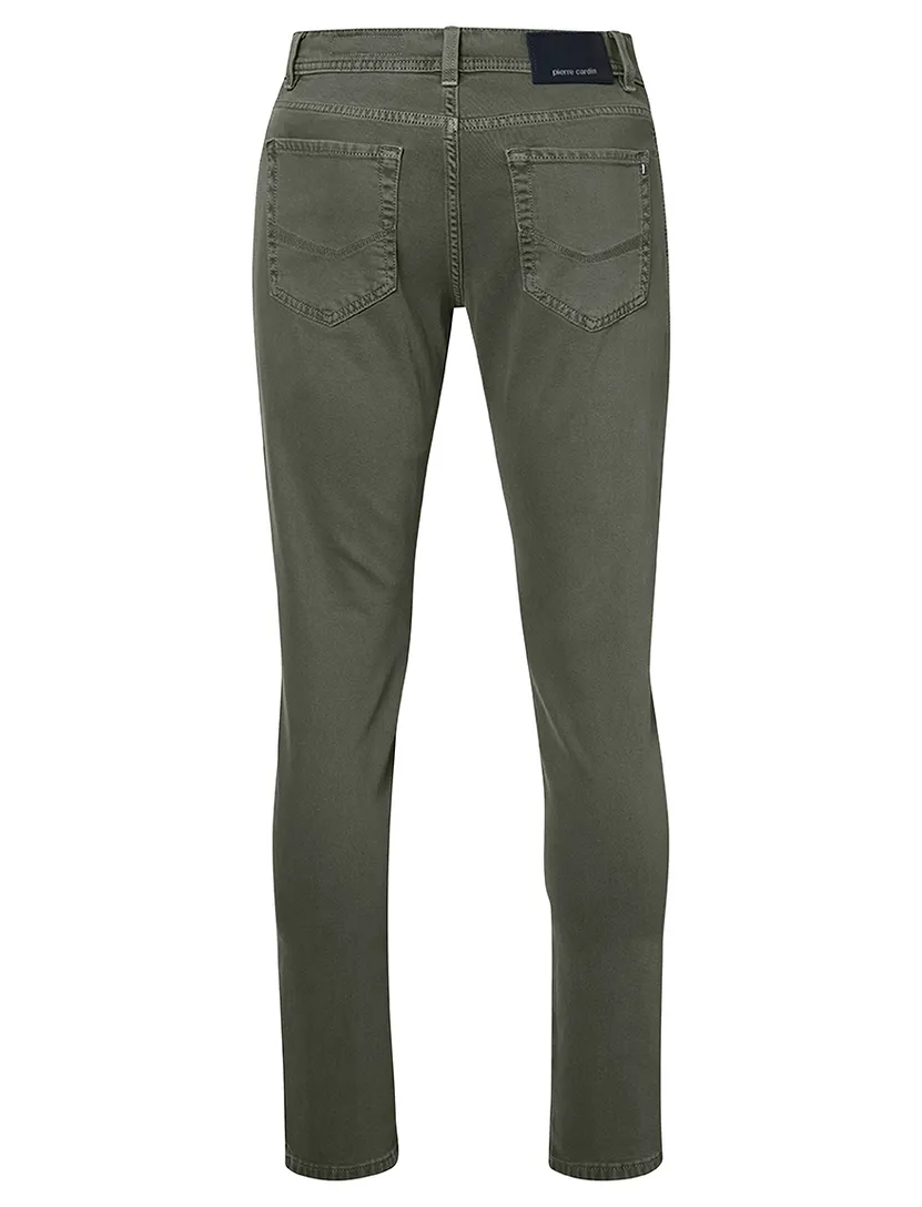 Pierre Cardin broek donkergroen Lyon Tapered 5-pocket