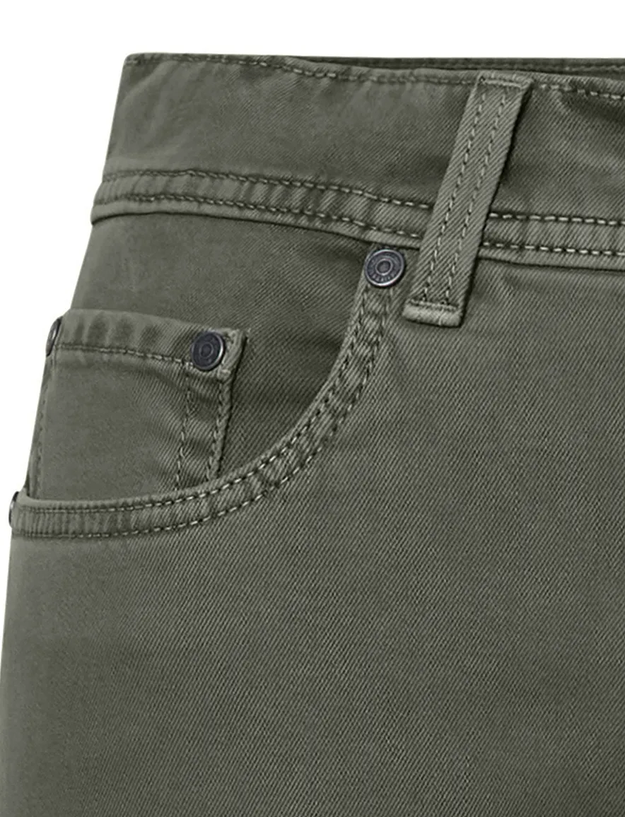 Pierre Cardin broek donkergroen Lyon Tapered