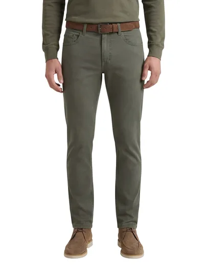 Pierre Cardin Pierre Cardin broek donkergroen Lyon Tapered