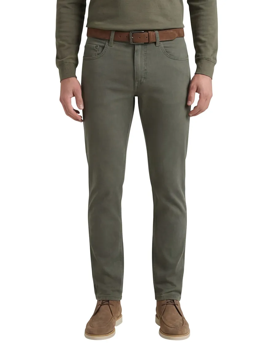 Pierre Cardin broek donkergroen Lyon Tapered