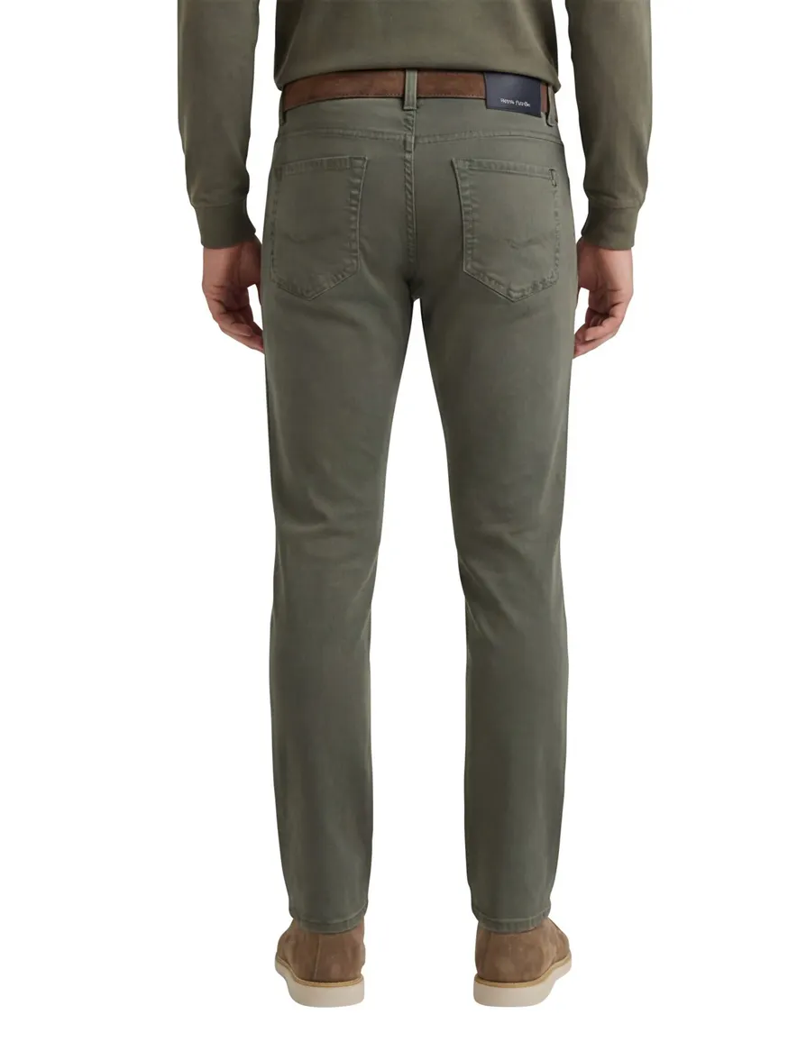 Pierre Cardin broek donkergroen Lyon Tapered
