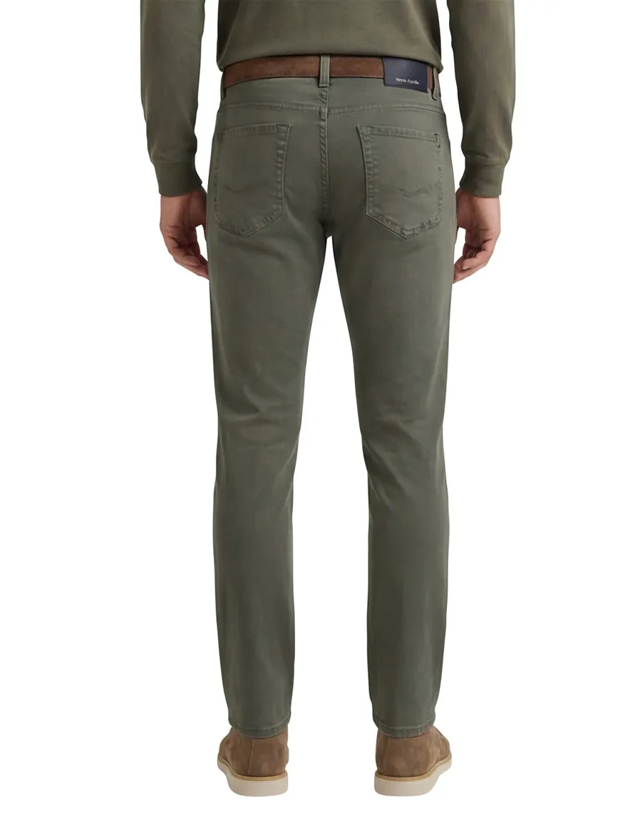 Pierre Cardin broek p5 donkergroen Lyon Tapered