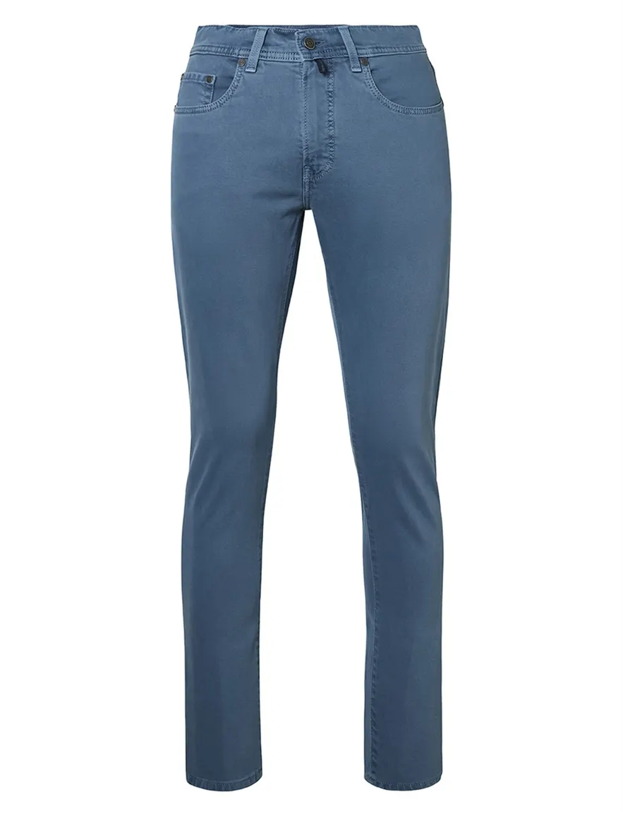 Pierre Cardin Lyon Tapered Fit pantalon blauw