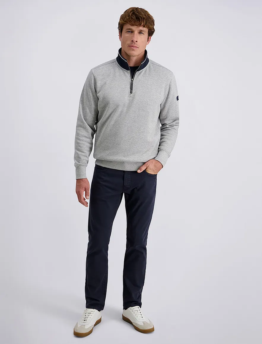 Pierre Cardin broek p5 navy Lyon effen
