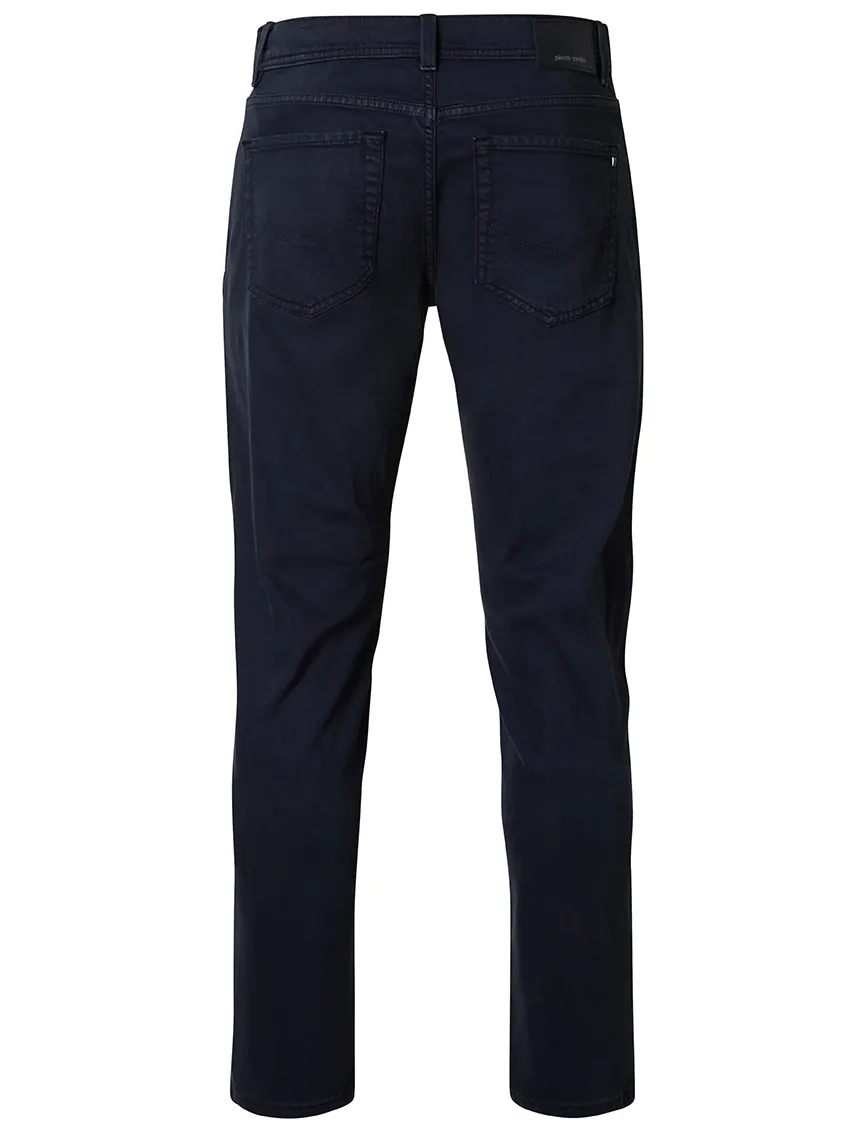 Pierre Cardin broek p5 navy Lyon tapered effen