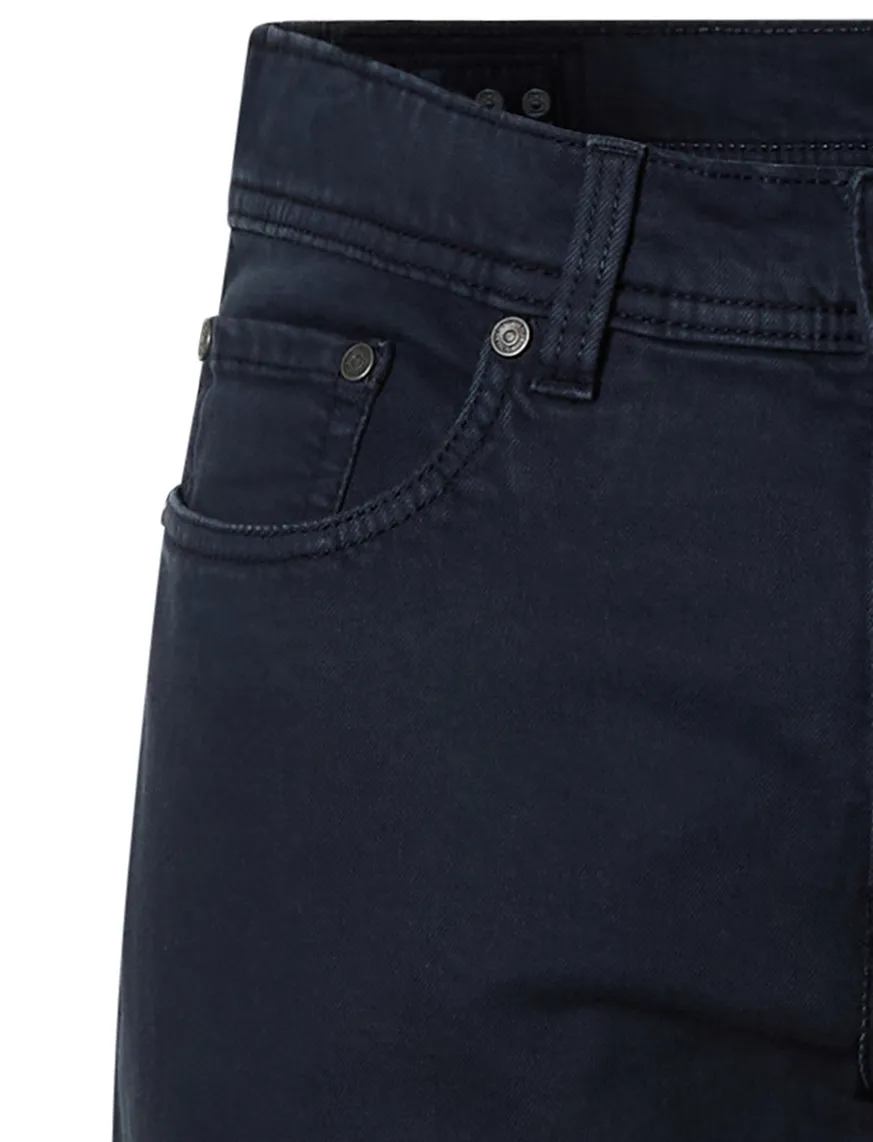 Pierre Cardin broek p5 navy Lyon tapered effen