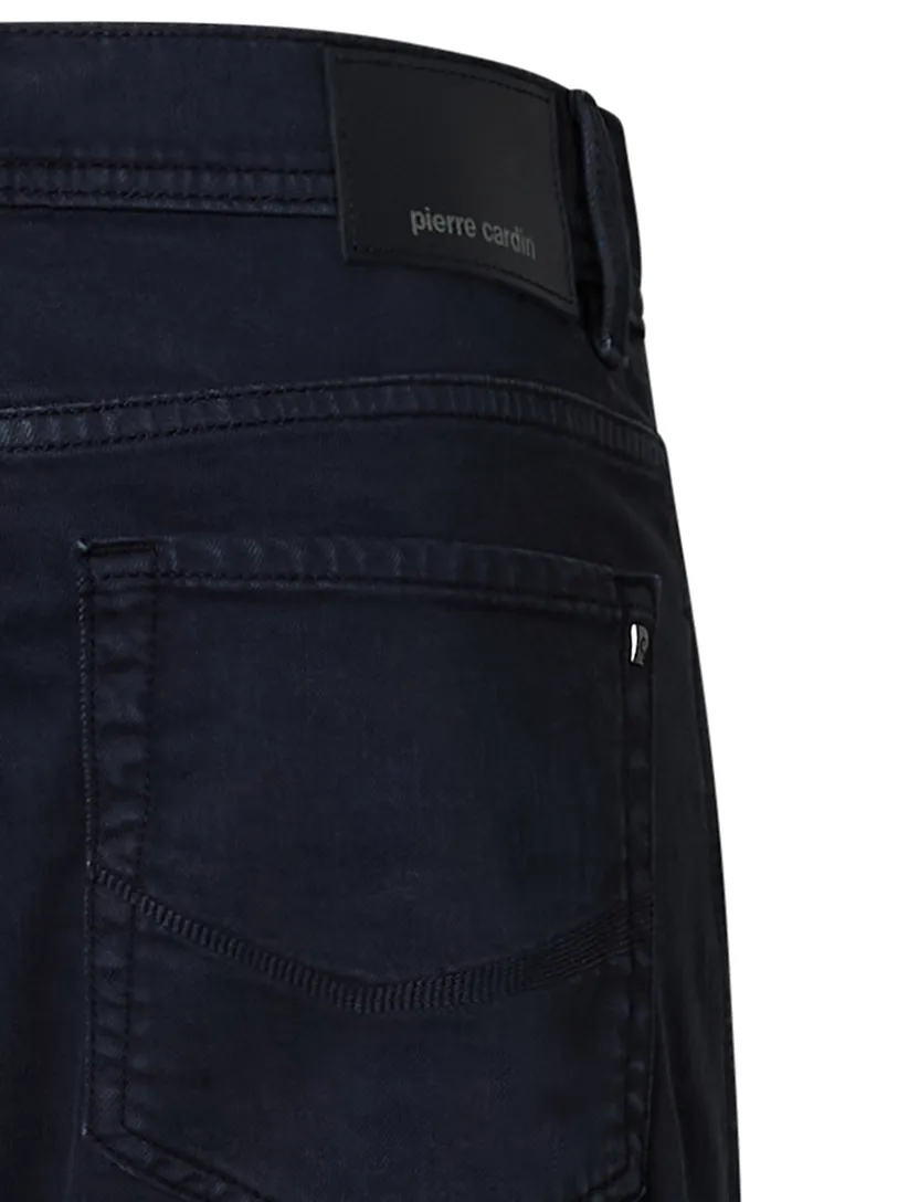 Pierre Cardin broek 5-pocket navy Lyon tapered effen